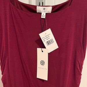 Socialite ruched midi dress